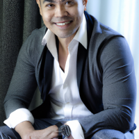 37 year old well dressed man mixed race model type