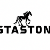 text logo for a business named stallion roster